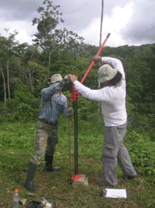 Field application of the DPL test in natural terrain