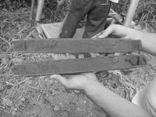 Muestras de suelo extraídas del SPT
