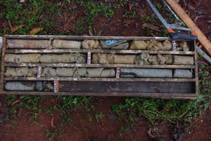 Box with recovered core samples